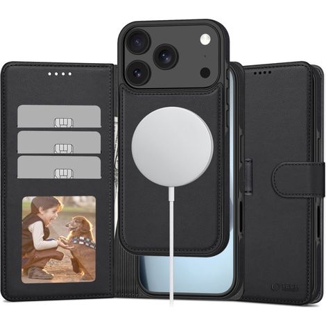Tech-Protect iPhone 17 Pro MagSafe 2-in-1 Magnethülle / -cover Schwarz (1/5)