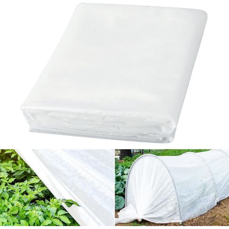 1.6 x 10 m Outdoor Winter Sail – 30 g/m² Thickened Wintering Canvas Plant Protection Against Frost, Winter Protection for Olive and Lemon Trees (1/5)