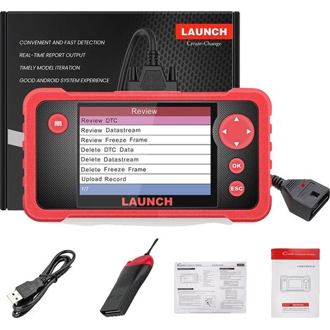 Scanner de diagnostic, Diagnostic complet du système, Surveillance des données en temps réel, BLANC, 30mm (1/2)