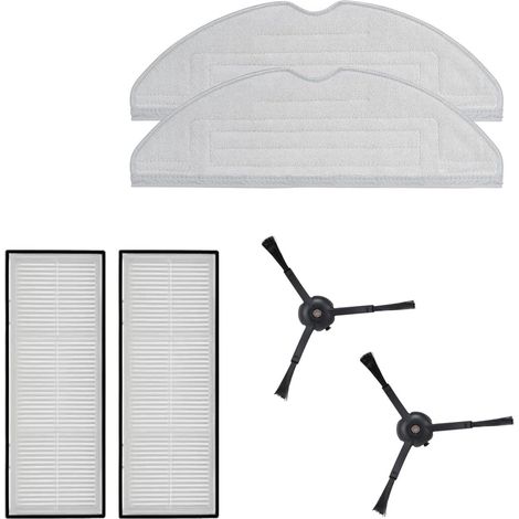 Zubehörset mit Wischmopp, HEPA-Filter und schwarzer Seitenbürste für S7/S7 Max Ultra/S7 Maxv Ultra/S7 Pro Ultra/S8/S8 +/S8 Pro Ultra Saugroboter (1/5)