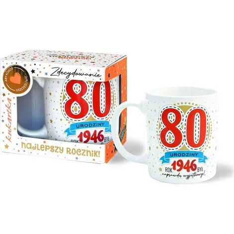 Premium-Geburtstagsbecher 80
