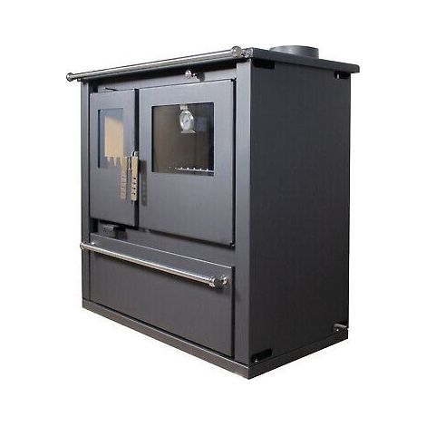 Cucina a Legna con Forno Verso CS Plus 7.7 kW Nero – Uscita Destra (1/5)