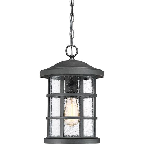 Elstead Crusade Outdoor 1 Lichtkettenlaterne, Earth Black, IP44, E27 (1/4)