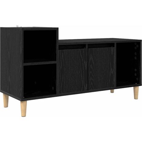 Maison Exclusive - Meuble TV Chêne noir 100 x 35 x 55 cm Bois d'ingénierie
