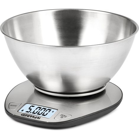 G3 Ferrari G20062 báscula de cocina Acero inoxidable Encimera Alrededor Báscula electrónica de cocina