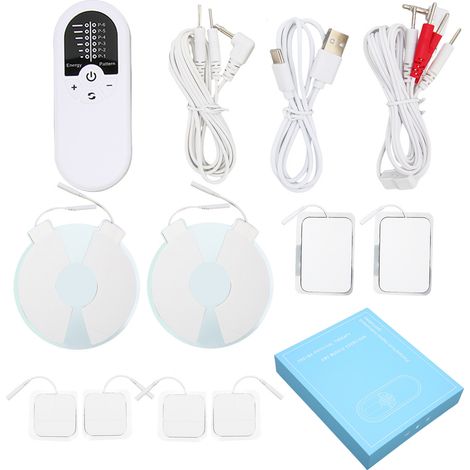 Stimulateur Musculaire TENS Rechargeable USB pour Soulager Douleurs Dos et Épaules