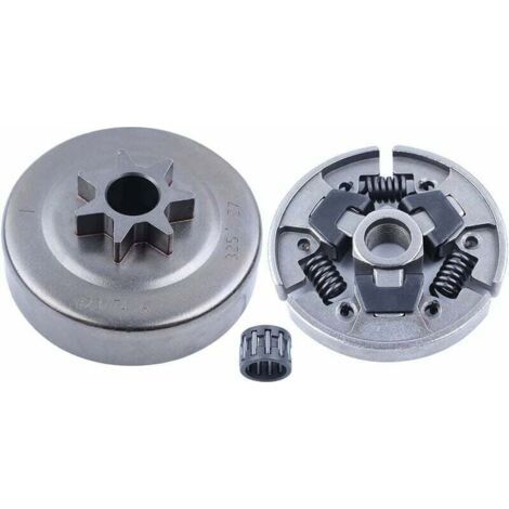 325 7 Dents Tambour d'embrayage Pignon de chaîne Kit de roulement de Cage de Jante pour Stihl MS250 MS230 MS210 025 023 021 Pièces de tronçonneuse (1/4)