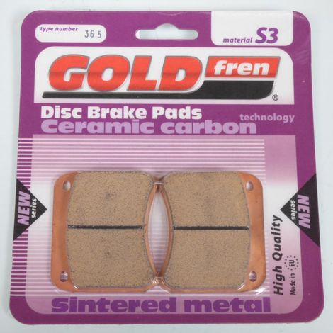 Plaquette de frein Gold Fren pour Moto Triumph 160 Trident T V (1/2)