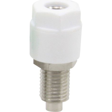 DONAU ELEKTRONIK Prise téléphonique, 4mm, blanc, 3235