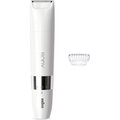 Mini trimmer elettrico per il corpo Braun BS1000 bianco Wet & Dry, pettine 4 mm (1/5)