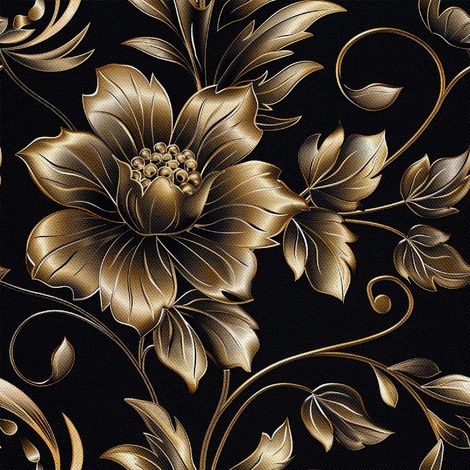 Tela decorativa para exteriores Oxford - Motivo floral I DX5457 (1/5)