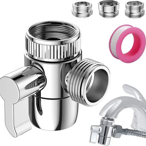 Séparateur d'eau en cuivre pour évier de cuisine ou robinet d'évier de salle de bain, accessoires de robinet (1/5)