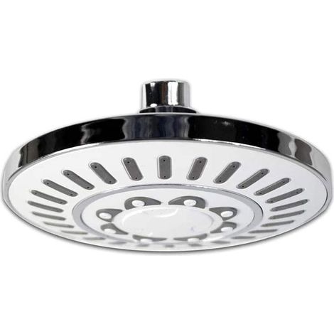 Soffione per doccia da bagno rotondo 15 cm in abs doccetta con filtro anticalcare alta pressione cromato 69288 (1/3)