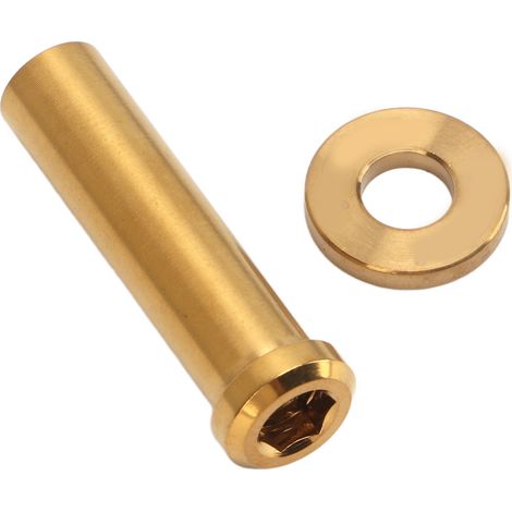 Écrous en titane pour étriers de frein de vélo de route, 30mm, finition polie or résistante à la corrosion. (1/5)