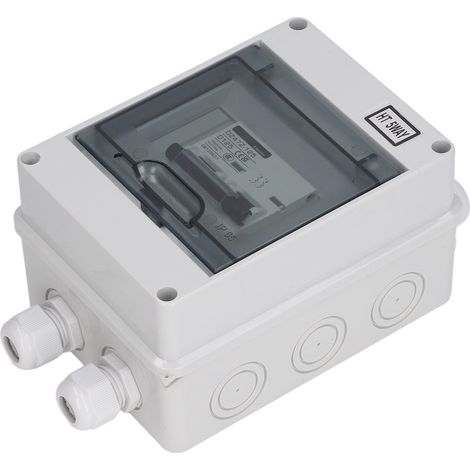 Disjoncteur miniature CC 2P 125A IP65 étanche pour système photovoltaïque solaire 1000V (1/5)