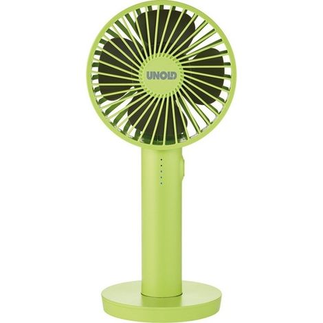 Unold Handventilator Breezy II grün USB, 5 Stufen Stand- & Tischventilatoren