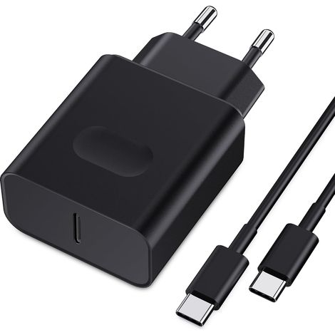 45W Chargeur USB C Secteur Charge Rapide pour Samsung S25 et 2M Câble (1/5)