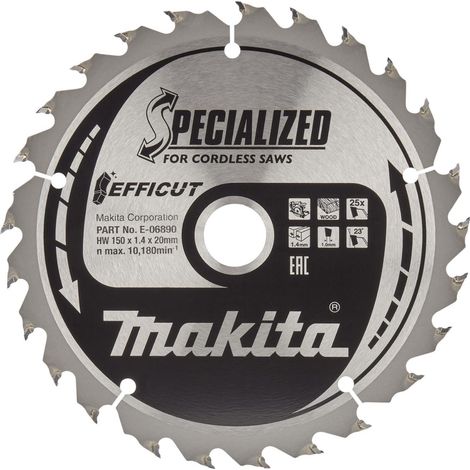 Makita HM-Sägeblatt Efficut 150X20 25Z (E-06890) (1/4)