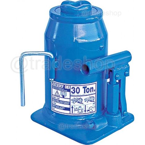 Omcn - Sollevatore Idraulico A Bottiglia Binda Idraulica Ton. 30 Omcn 130 Crick Cricco -