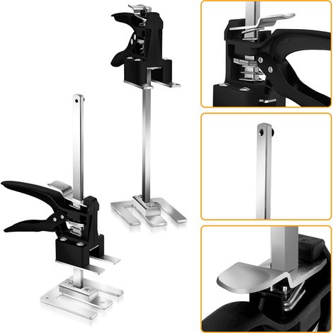 Jiubiaz Handwerkzeugheber Arm Plattenheber Arbeitssparender Brett Heber Schrankheber Höhenverstellung Hebevorrichtung Bis 240Kg 2X (1/5)