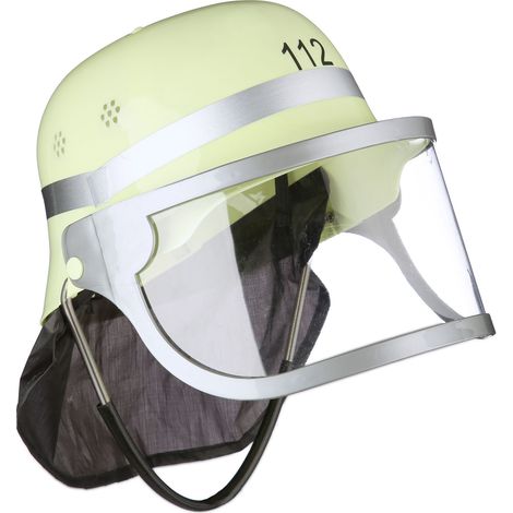 3 tlg. Feuerwehr Set, Spielzelt Feuerwehr, 2x Feuerwehrhelm Kinder, Kinderzelt für Drinnen & Draußen, ab 3, mehrfarbig (1/5)