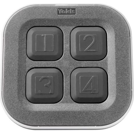 TÉLÉCOMMANDE YOKIS À POSER DESIGN - 4 TOUCHES (5454433) YOKGALET4TP (1/3)