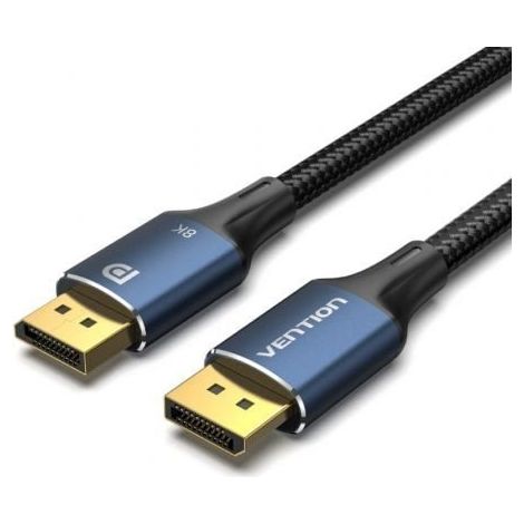 Cable Vention HCELJ/ DisplayPort Macho - DisplayPort 8K Macho/ 5m/ Azul
