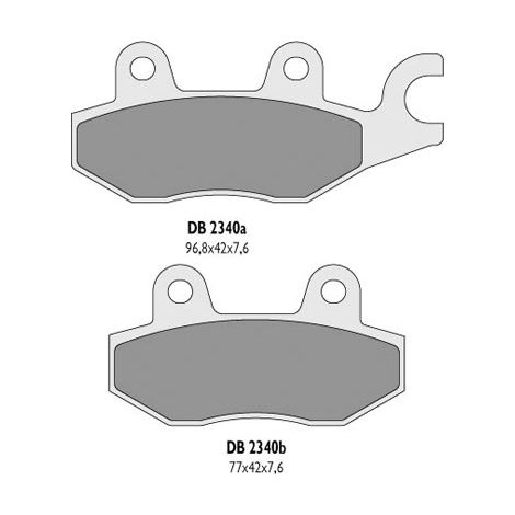 Pastillas de freno Delta Maverick 1000 Cf Moto Cf3 Cf5 Zforce Raptor 700 Yfz 450 Ltr