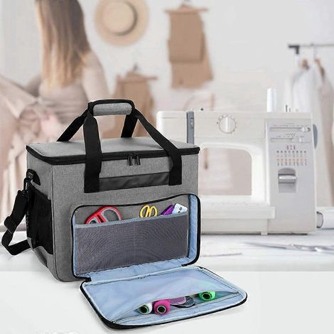 Sac de transport universel pour machine à coudre, sac fourre-tout multifonctionnel grande capacité (1/4)