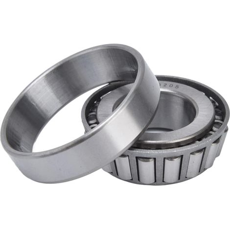 30205 Cône de Roulement à Rouleaux Coniques en Métal et Ensemble de Gobelets Kit de Roulement Pièce de Rechange pour équipement(30205) (1/5)