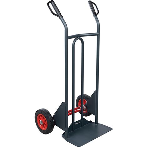 Diable basculement assisté - Roues caoutchouc - Charge max 350kg - 810300120