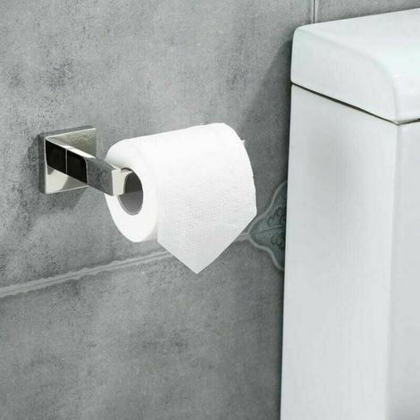 Porte-rouleau papier toilette - - Miroir poli - Acier inoxydable 304 - Montage inclus - Couleurs multiples (1/4)