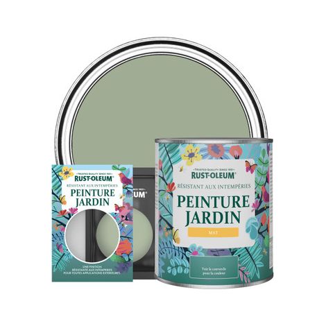 Peinture Jardin, Finition Mat - Vert Kaki (1/3)