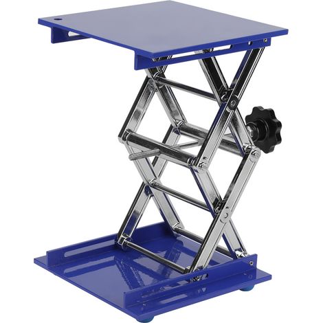 Plateforme élévatrice de laboratoire en alumine, support à ciseaux, 200 x 200 x 280 mm (1/5)