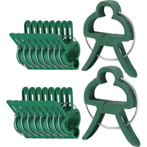 Pflanzenclips/Klemmen, 25/50 Stück pro Packung, zur Pflanzenstütze, geeignet für Tomaten und Kletterpflanzen.
