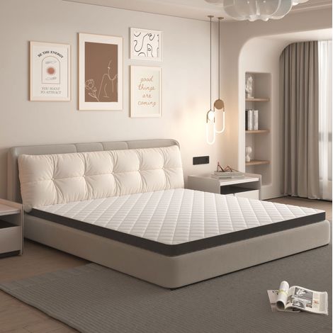 Materasso in schiuma H3 con supporto ergonomico a 7 zone, certificazione OEKO-TEX, imballo a rullo, 140x200 cm (1/5)