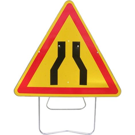 VERKEHRSZEICHEN AK3 1000 KLASSE T1 VERENGTE FAHRBAHN NADIA SIGNALISATION - 201209