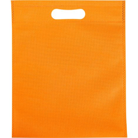 50 Pochettes Non Tissées Découpées Sacs Cadeaux Écologiques Plats à Bouche Tissu Sacs de Vêtements Orange 25x35cm (1/5)