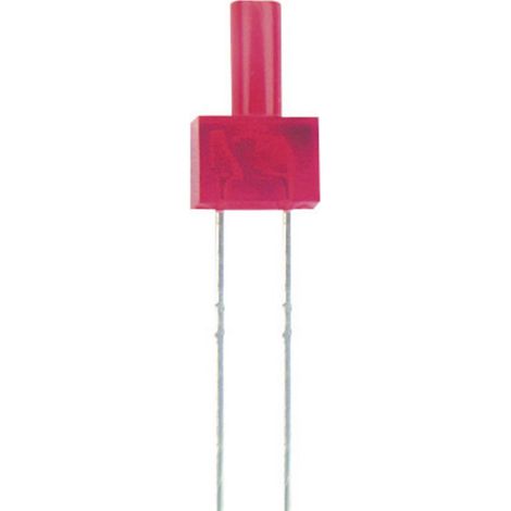 Kingbright L-13ID LED bedrahtet Rot Zylindrisch 2 mm 10 mcd 70 ° 20 mA 2 V (1/2)
