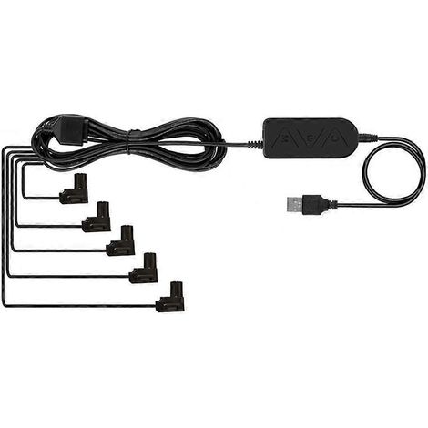 RGB-LED-Ambientebeleuchtungsset mit Musiksteuerung per App, flexibler und wasserdichter Neonstreifen für Auto und Motorrad, dekorative Lampe (1/5)