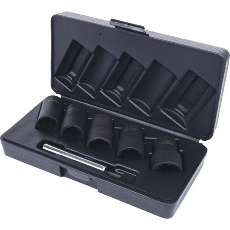 KS Tools 1/2 Spiral-Profil-Kraft-Stecknuss-Satz, 6-tlg., 19-25 mm