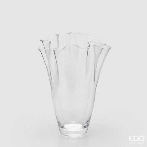 EDG Vaso Drappo Trasparente H 29 (1/2)