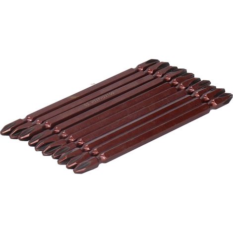 Embout de tournevis Phillips PH2 à double lame, jeu d'embouts de tournevis à tige hexagonale, accessoires 5 mm (100 mm) (1/5)
