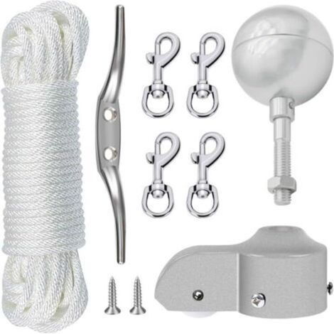 Kit de pièces de réparation pour mât de drapeau (1/5)