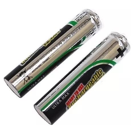 Lot de 2 piles rechargeables AAA (LR03)