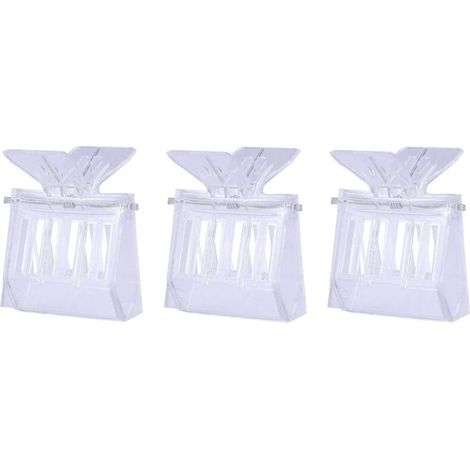 Lot de 3 apiculteurs Reine des Abeilles Attrape-rêves Clip en plastique – transparent (1/4)