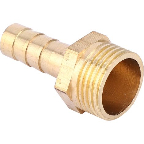 Lot de 5 raccords filetés mâles G3/8 en laiton, 8 mm (1/5)