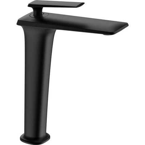 Mexen Purus hohe Waschtischarmatur, Schwarz - 745810-70