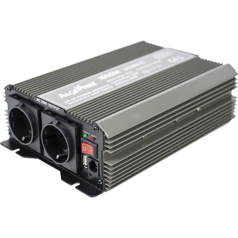 Convertisseur / Onduleur - PRESIDENT - Pour charges résistives - 1000W continu - 12V→230V - onde sinusoïdale modifiée