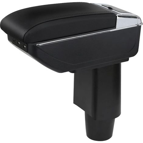 Accoudoir pour Fiat 500, avec porte-gobelet, double, rotative, polyvalent et pratique, pour un usage quotidien